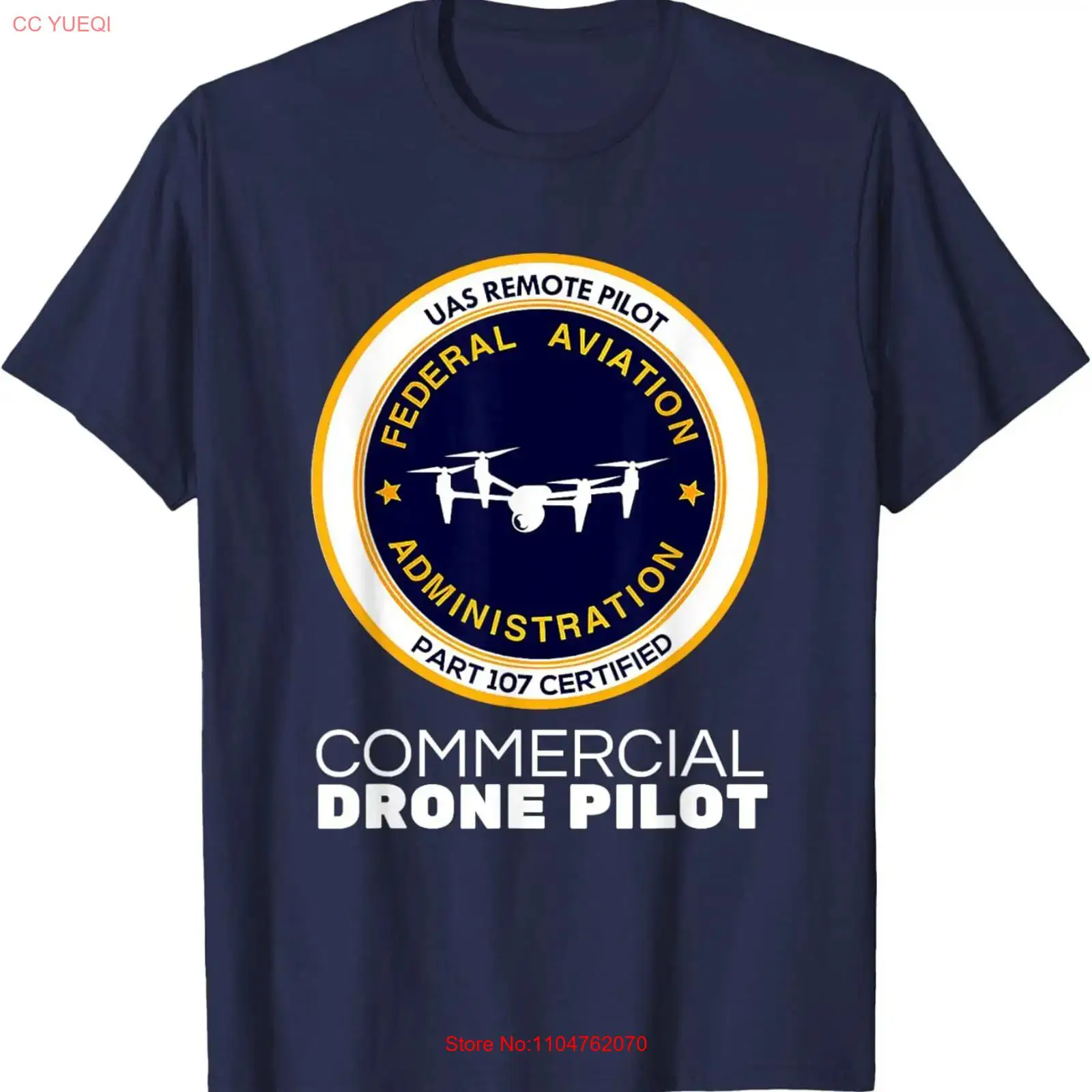 Commercial Printing & Packaging Pvt Ltd - Kaos FAA Commercial Drone Pilot Vintage