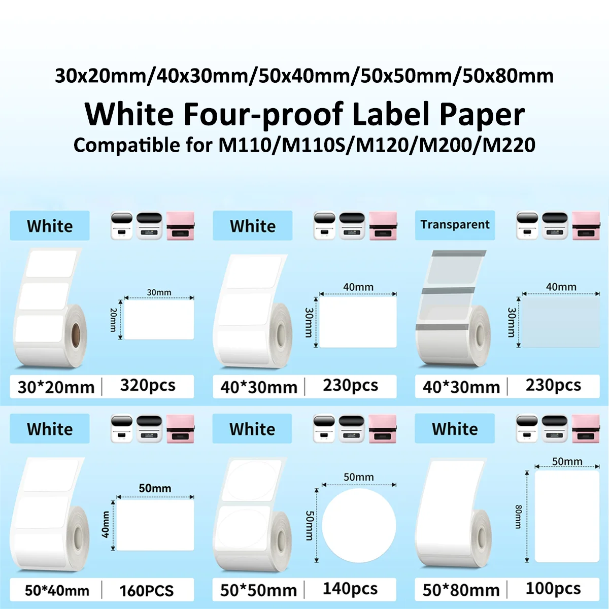 Commercial Printing Paper - Stiker termal kertas termal pembuat Label