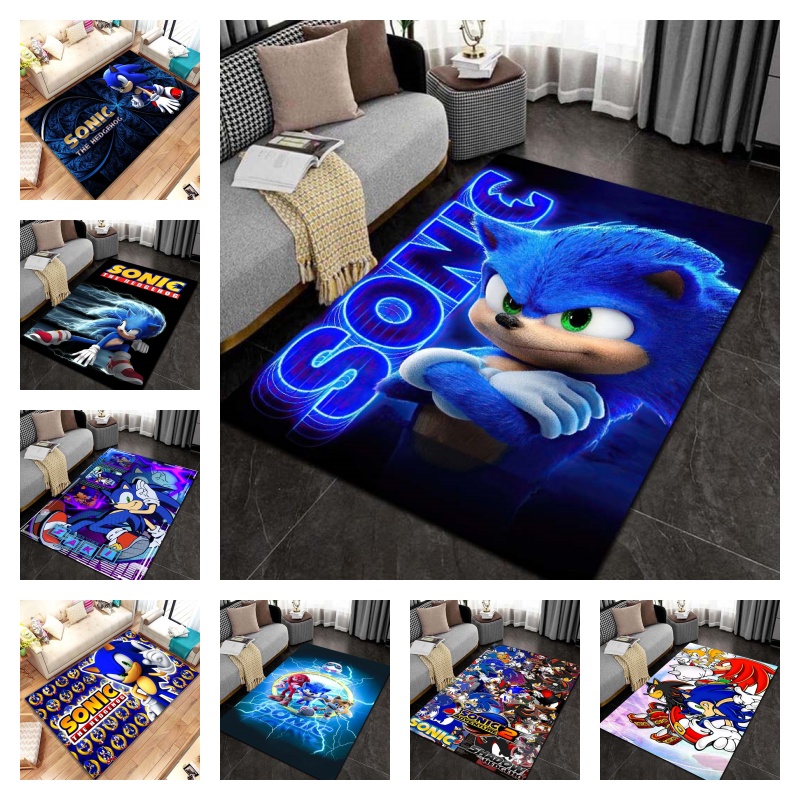Commercial Printing Inc - Karpet Flanel 3D Motif Kartun S-Sonic-c