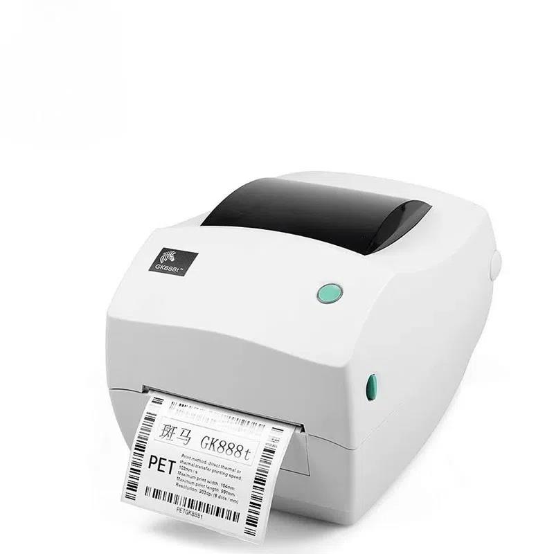Commercial Printing And Mailing - Printer kode batang Zebra GK888T asli