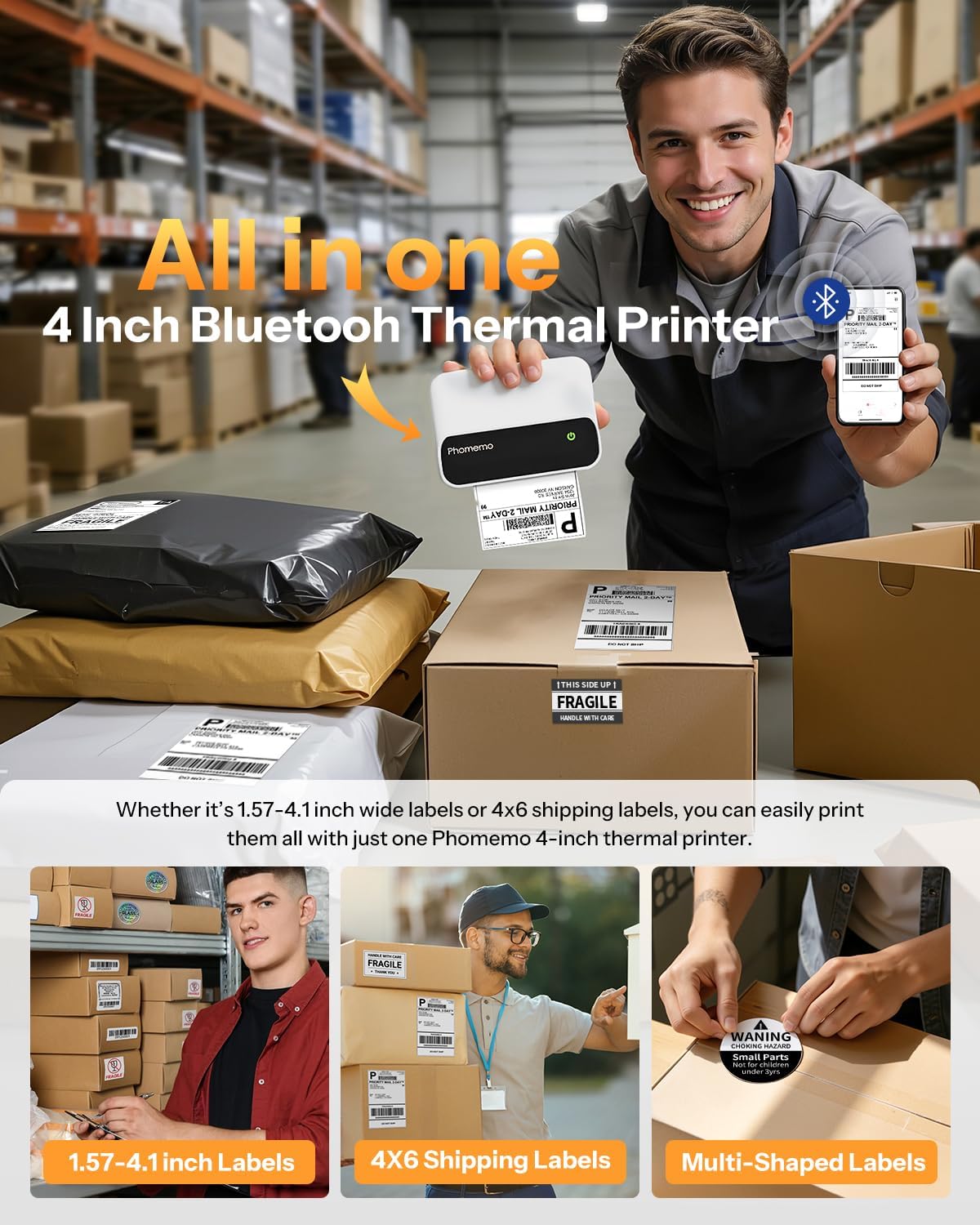Printer label Phomemo M420 4 i - Commercial Printing Inc ulasan dan harga