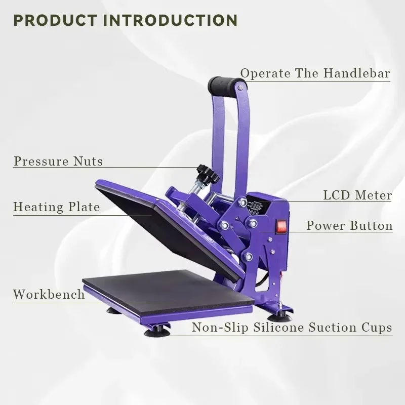 Mesin Heat Press 8-in-1 Kualit - Commercial Grade Printing Press ulasan dan harga