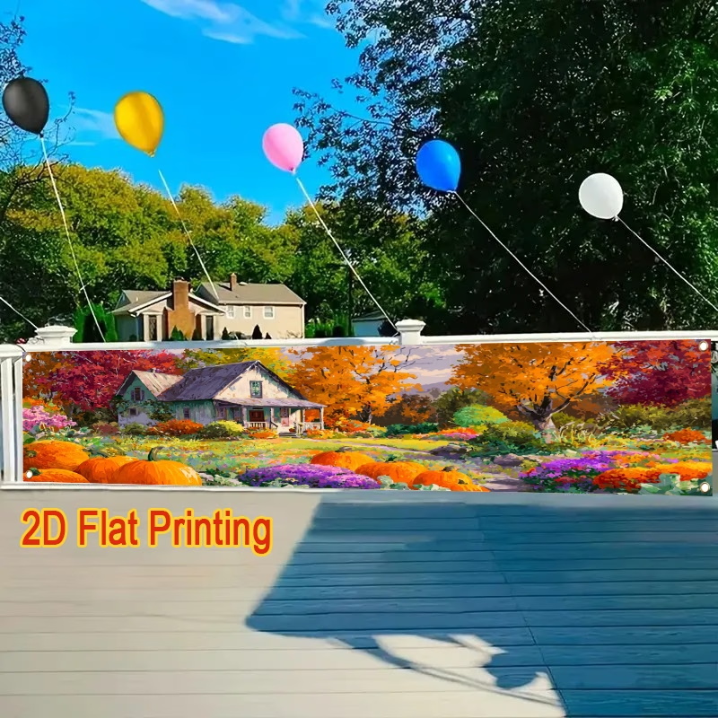 Bendera Iklan Kustom Dengan De - Commercial Printing Market ulasan dan harga