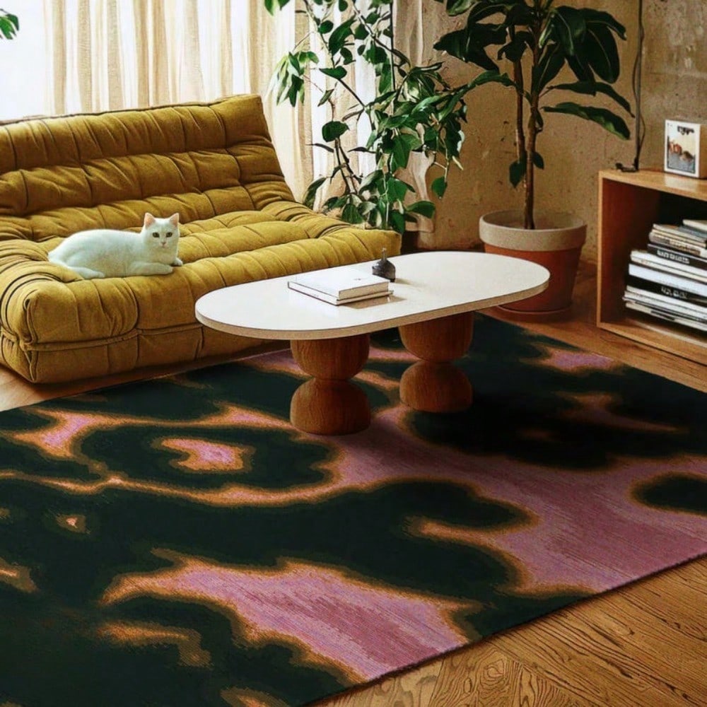 Karpet Area Motif Hewan Pink H - Commercial Printing Items ulasan dan harga