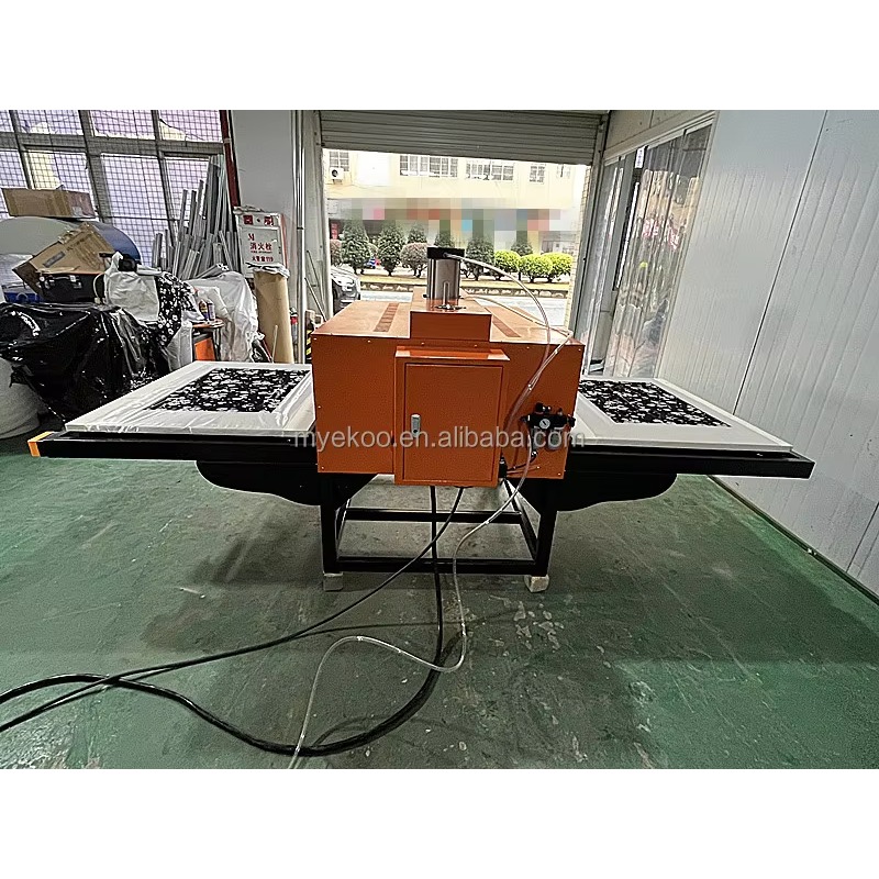 Mesin Press Panas Pneumatik Ko - Commercial Printing Machine For Shirts ulasan dan harga